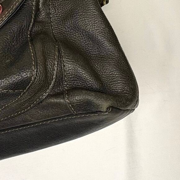 Fossil Long Live Vintage Leather Handbag Purse Crossbody | Dark Brown Y2K Hobo - Picture 16 of 16